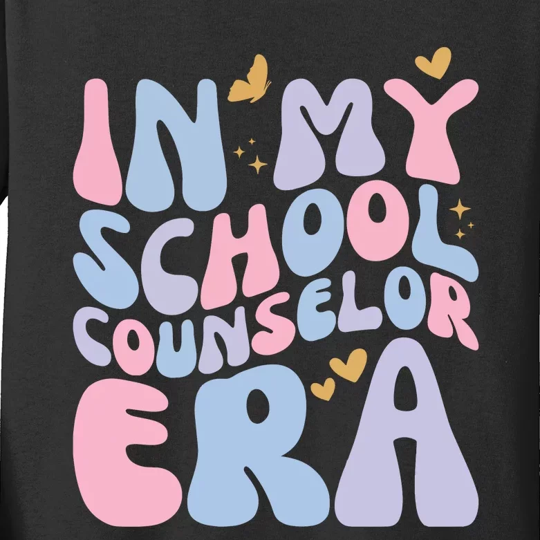 In My School Counselor Era Kids Long Sleeve Shirt