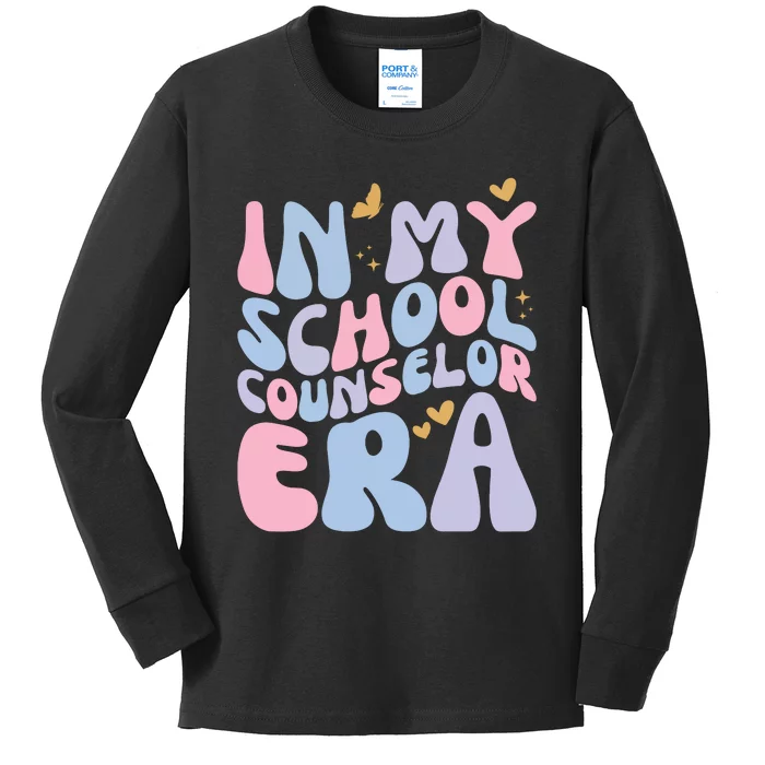 In My School Counselor Era Kids Long Sleeve Shirt