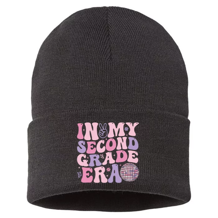 In My Second Grade Era Back To School Teacher Sustainable Knit Beanie