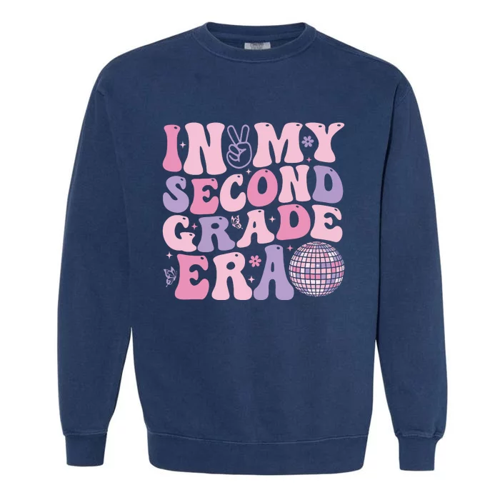 In My Second Grade Era Back To School Teacher Garment-Dyed Sweatshirt