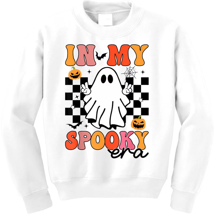 In My Spooky Era Women Halloween Pumpkin Funny Kids Sweatshirt