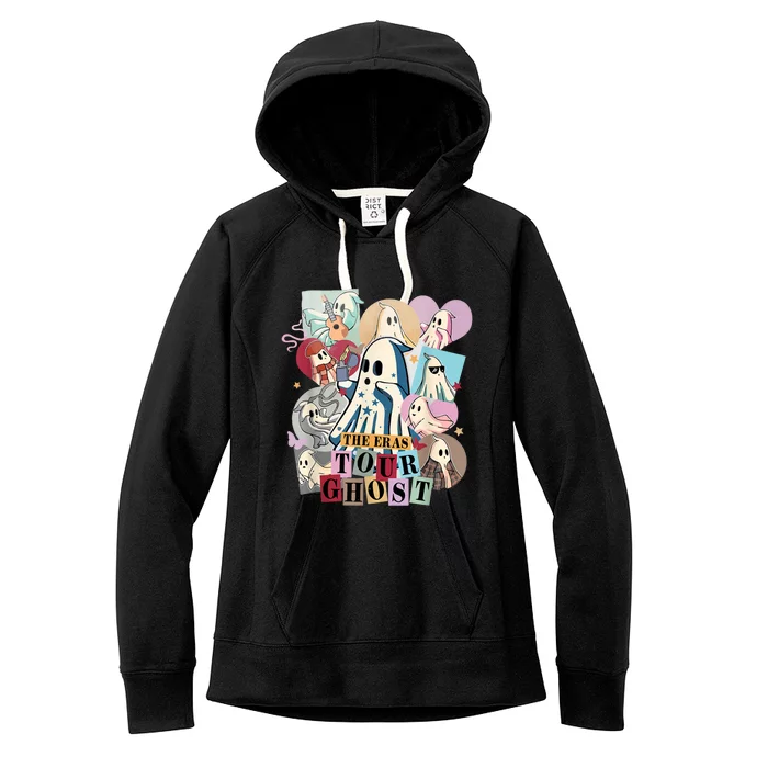 In My Spooky Era Groovy Hippie Halloween Ghost Women's Fleece Hoodie