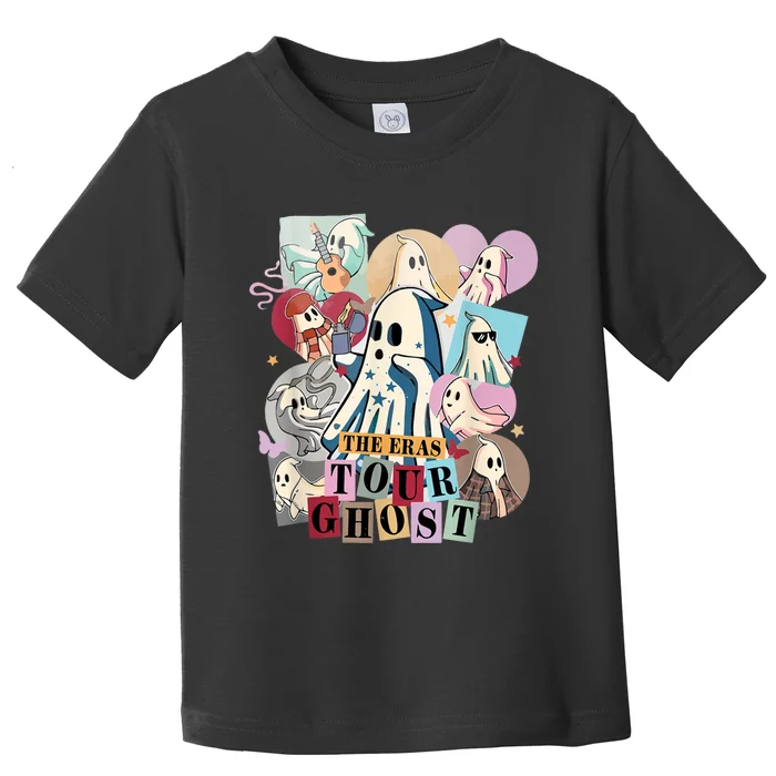 In My Spooky Era Groovy Hippie Halloween Ghost Toddler T-Shirt