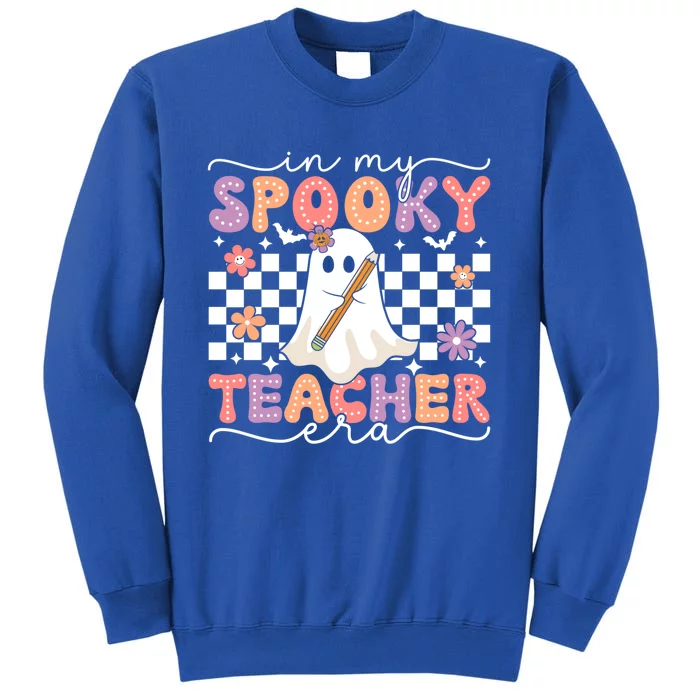 In My Spooky Teacher Era Retro Ghost Halloween Spooky Season Cool Gift Sweatshirt