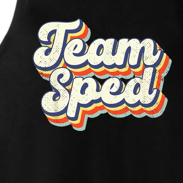 Inclusion Matters Special Education Team Sped Squad Teacher Ladies Tri-Blend Wicking Tank