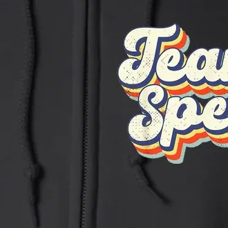 Inclusion Matters Special Education Team Sped Squad Teacher Full Zip Hoodie