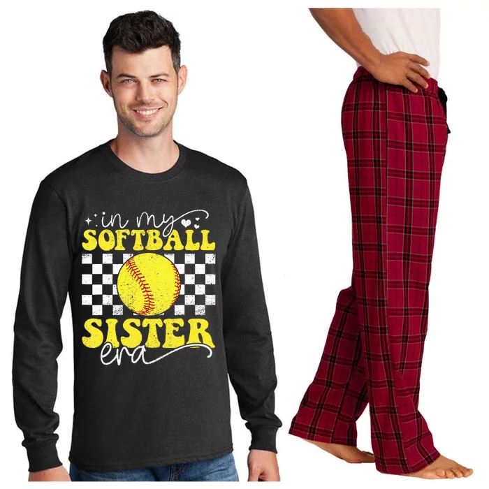 In My Softball Sister Era Long Sleeve Pajama Set