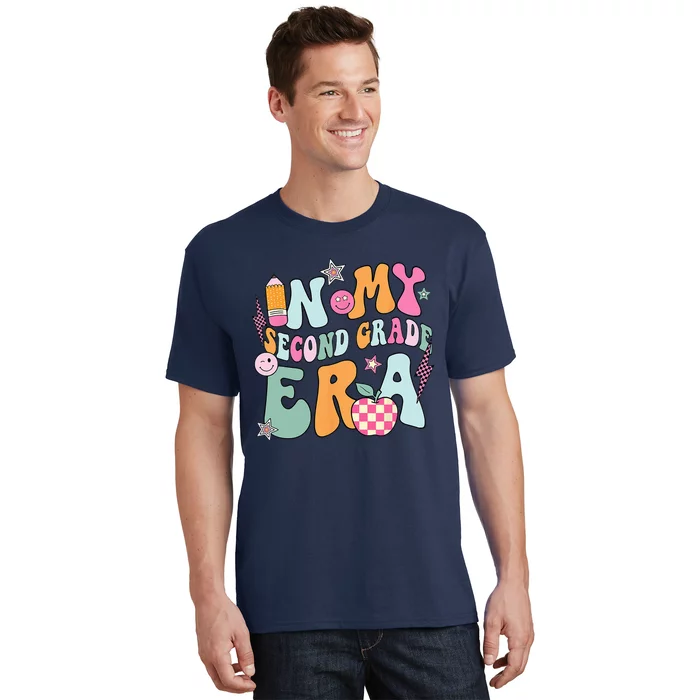 In My Second Grade Era Back To School Retro Groovy 2nd Grade T-Shirt