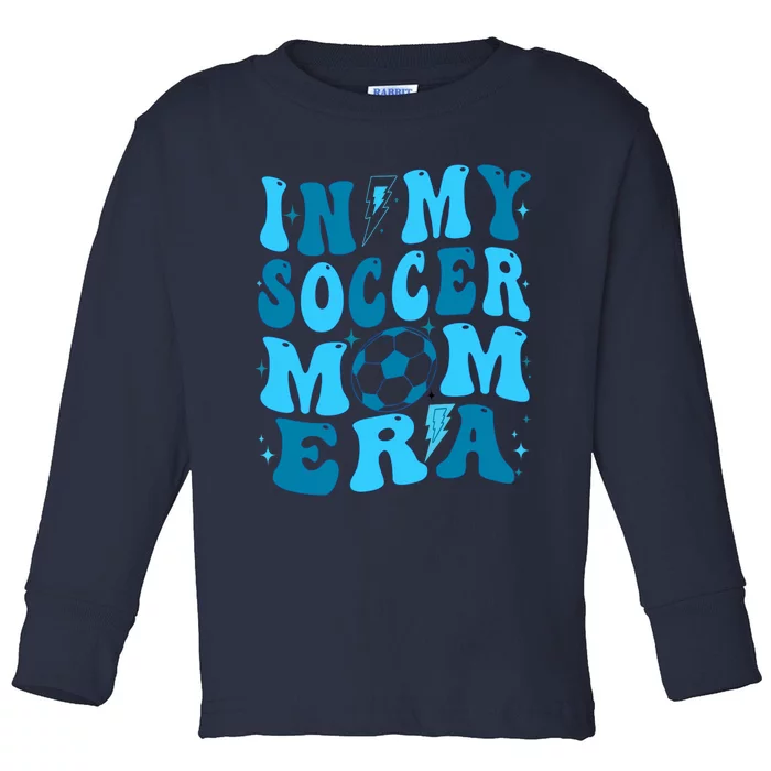 In My Soccer Mom Era (On Back) Toddler Long Sleeve Shirt