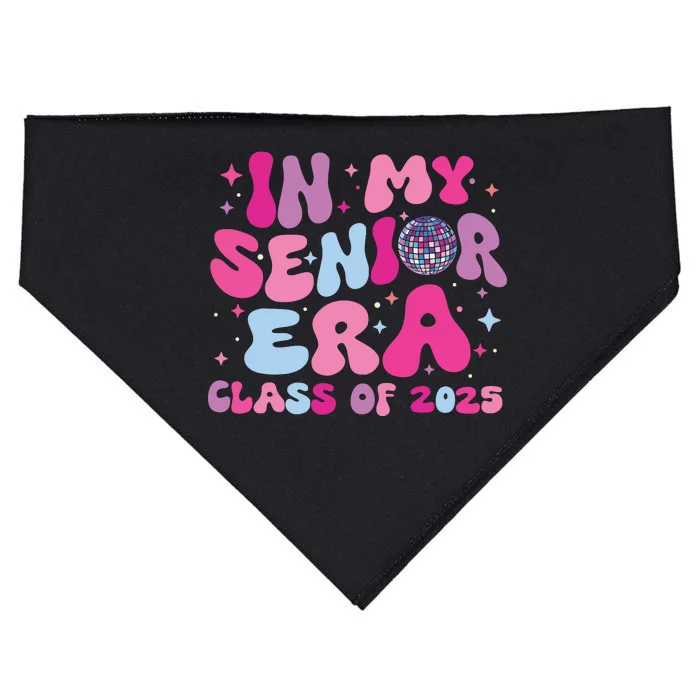 In My Senior Era Class Of 2025 Graduate Senior 2025 USA-Made Doggie Bandana