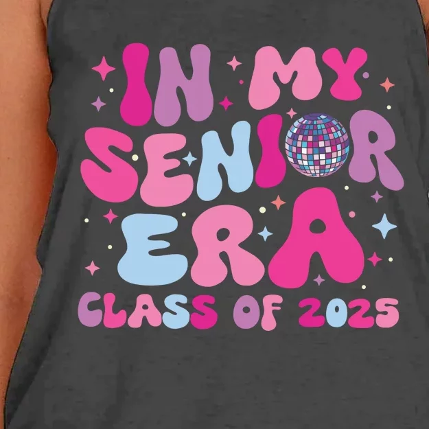 In My Senior Era Class Of 2025 Graduate Senior 2025 Women's Knotted Racerback Tank