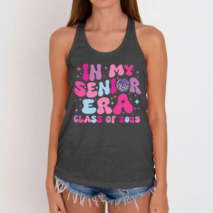 In My Senior Era Class Of 2025 Graduate Senior 2025 Women's Knotted Racerback Tank