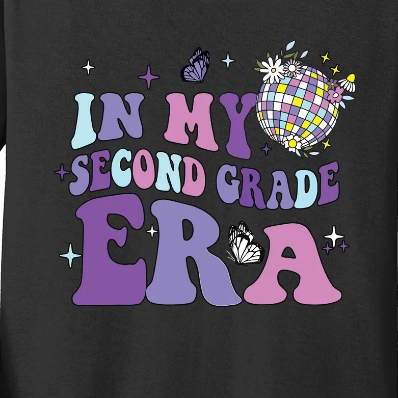 In My Second Grade Era Back To School 2nd Grade Teacher Kids Long Sleeve Shirt