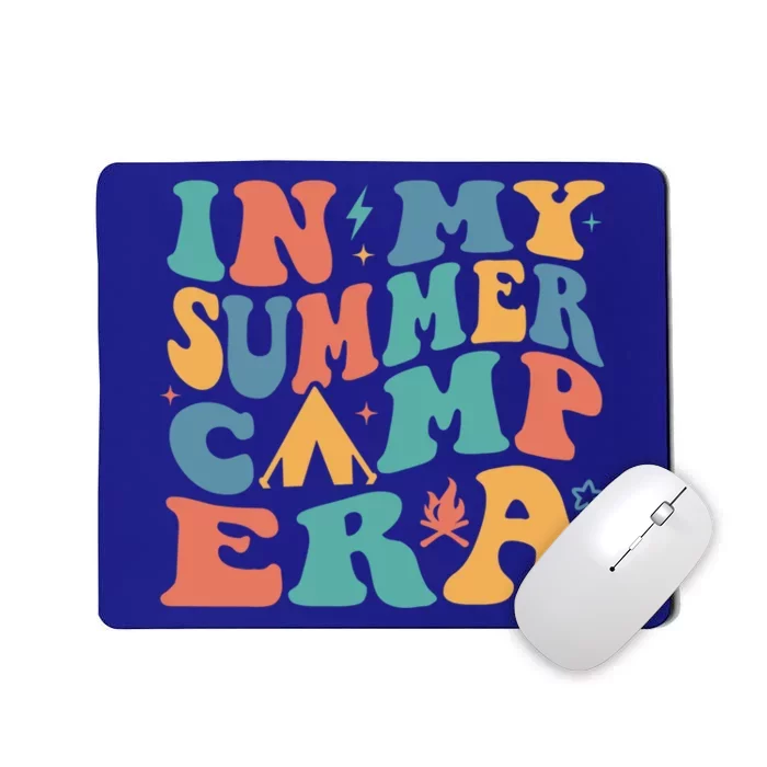 In My Summer Camp Era Funny Camper Camping Life Retro Cute Gift Mousepad