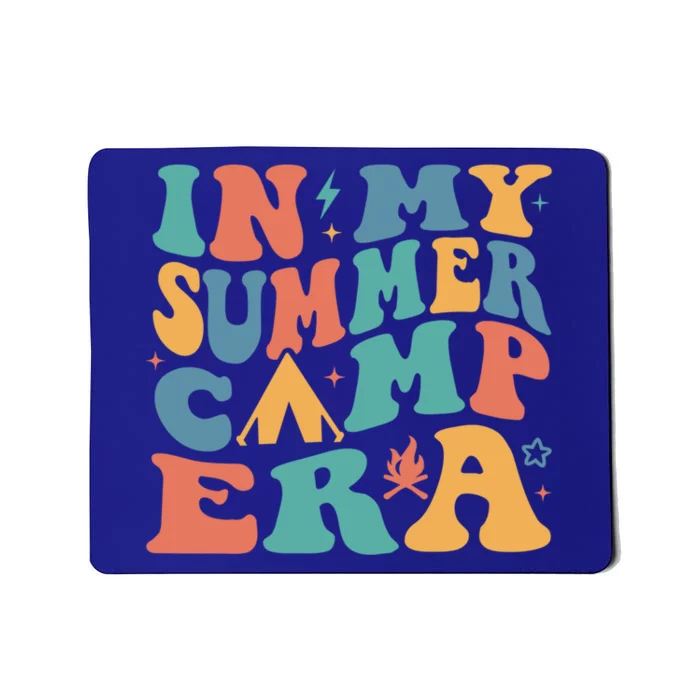 In My Summer Camp Era Funny Camper Camping Life Retro Cute Gift Mousepad