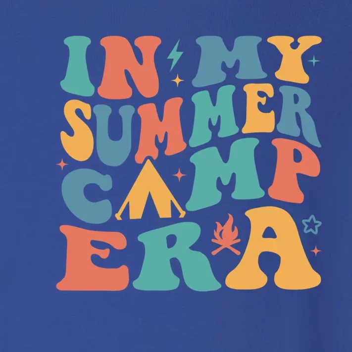 In My Summer Camp Era Funny Camper Camping Life Retro Cute Gift Toddler Long Sleeve Shirt