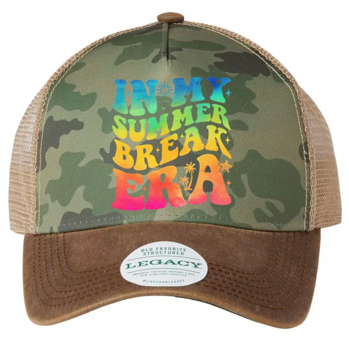 In My Summer Break Era Summer Break Groovy Legacy Tie Dye Trucker Hat