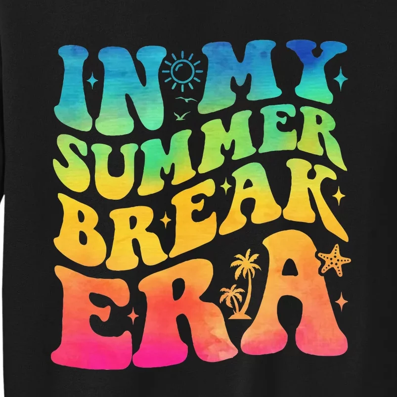 In My Summer Break Era Summer Break Groovy Sweatshirt