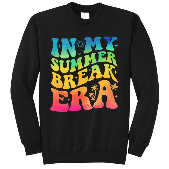 In My Summer Break Era Summer Break Groovy Tall Sweatshirt