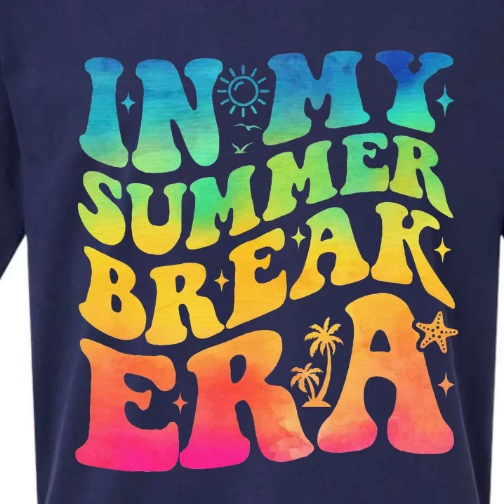 In My Summer Break Era Summer Break Groovy Sueded Cloud Jersey T-Shirt