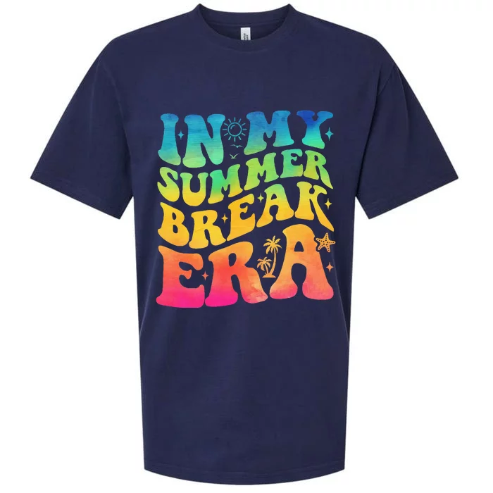 In My Summer Break Era Summer Break Groovy Sueded Cloud Jersey T-Shirt