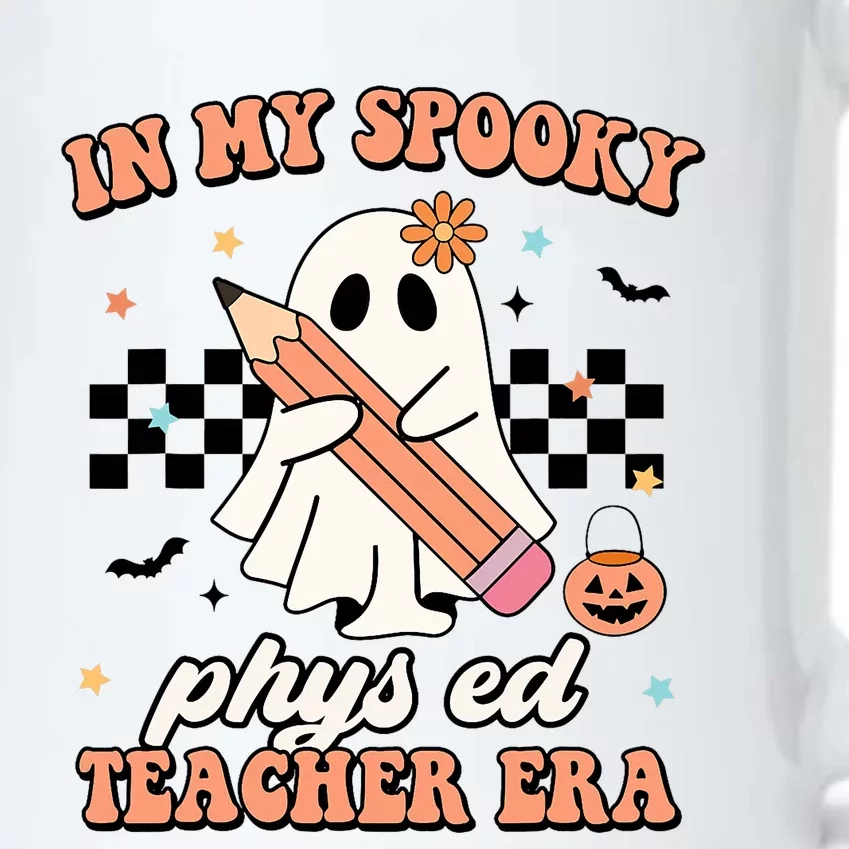 In My Spooky Physical Education Teacher Era Retro Halloween Black Color Changing Mug