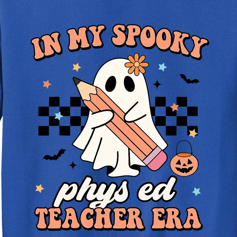 In My Spooky Physical Education Teacher Era Retro Halloween Tall Sweatshirt