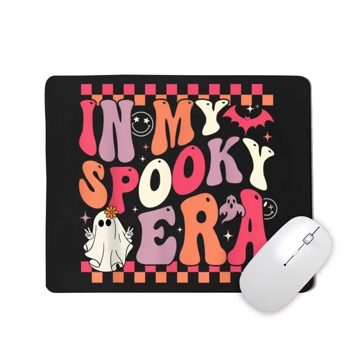 In My Spooky Era Groovy Hippie Halloween Ghost Women Mousepad