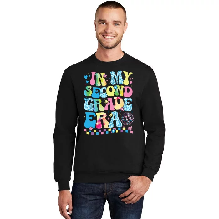 In My Second Grade Era Groovy Back To School Teachers Tall Sweatshirt