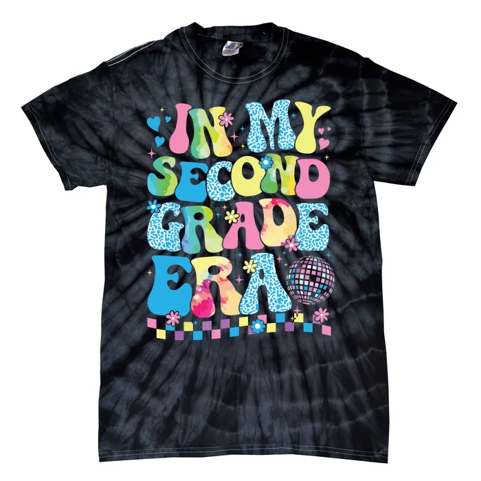 In My Second Grade Era Groovy Back To School Teachers Tie-Dye T-Shirt