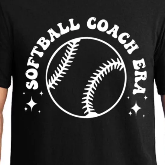 In My Softball Coach Era Funny Dad Mom Softball Coach Meaningful Gift Pajama Set