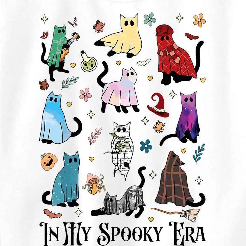 In My Spooky Era Cute Cat Halloween Tay Halloween Kids Sweatshirt