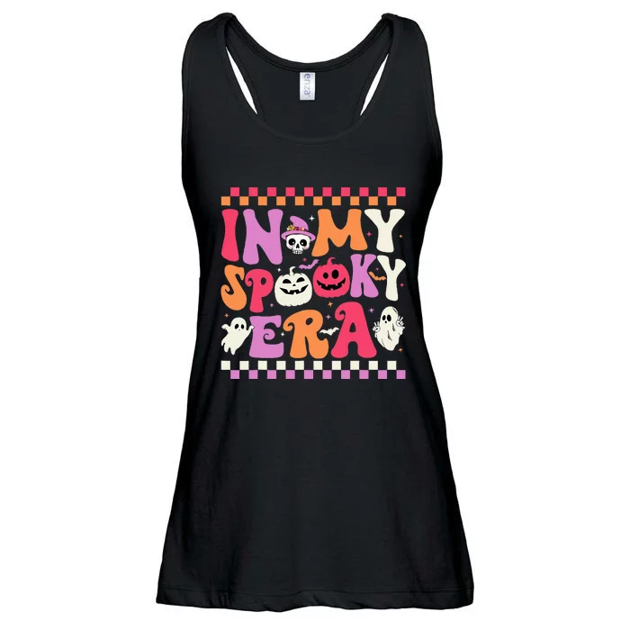 In My Spooky Era Halloween Ghost Groovy Hippie Halloween Ladies Essential Flowy Tank