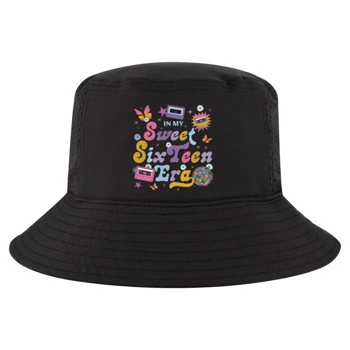 In My Sweet Sixteen E.ra Groovy Retro 16th Birthday Cool Comfort Performance Bucket Hat