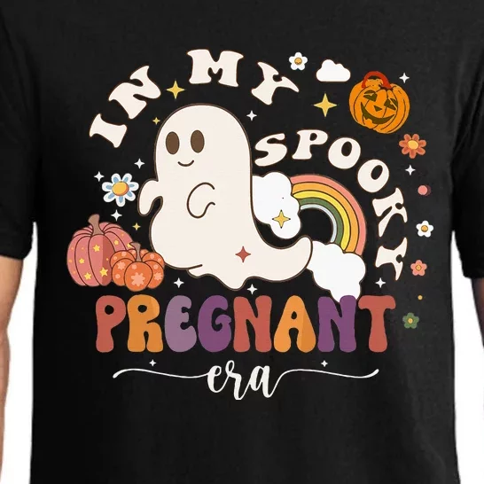 In My Spooky Pregnant Era Ghost Halloween Pajama Set