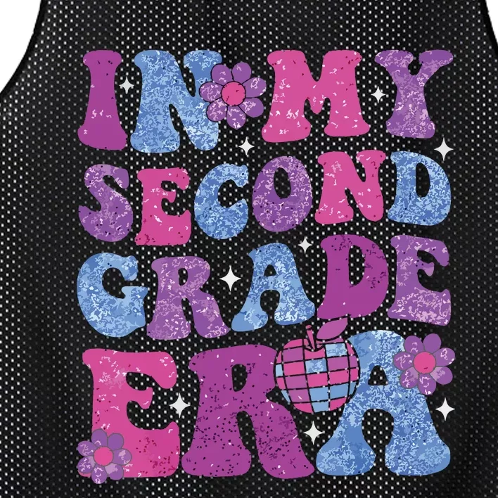 In My Second Grade Era Girl Back To School 2nd Grade Teacher Mesh Reversible Basketball Jersey Tank