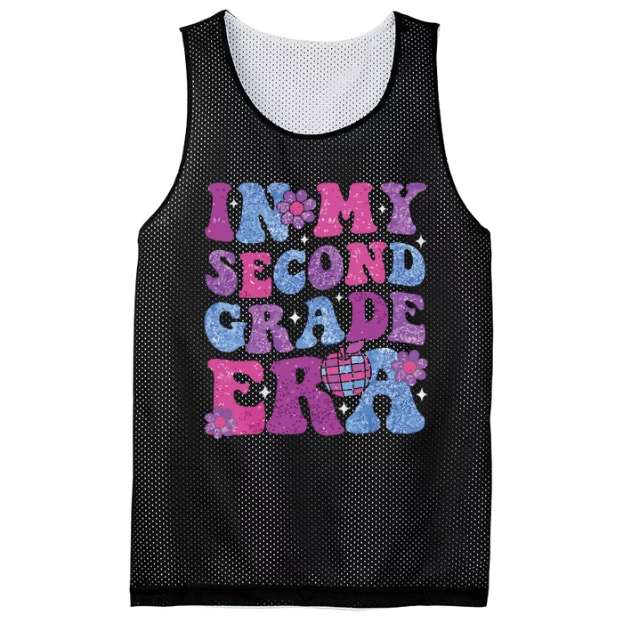 In My Second Grade Era Girl Back To School 2nd Grade Teacher Mesh Reversible Basketball Jersey Tank