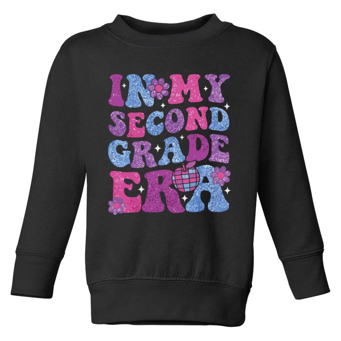 In My Second Grade Era Girl Back To School 2nd Grade Teacher Toddler Sweatshirt