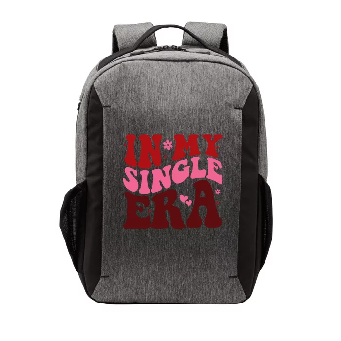 In My Single Era Anti Valentine Groovy Vector Backpack