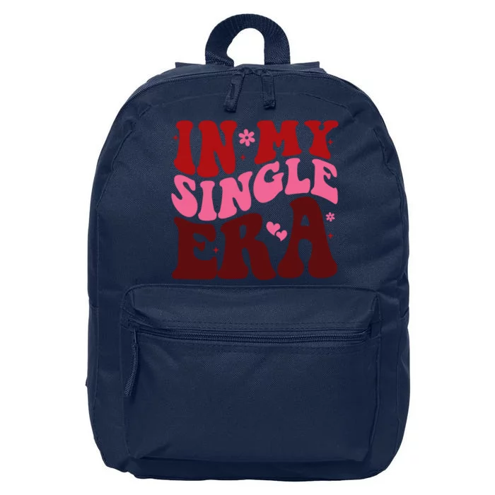 In My Single Era Anti Valentine Groovy 16 in Basic Backpack