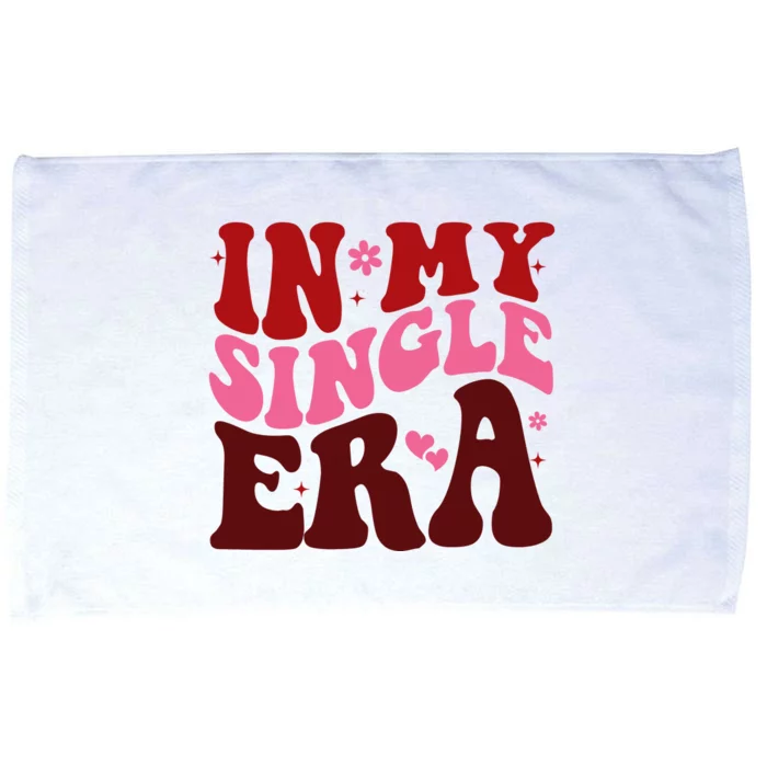 In My Single Era Anti Valentine Groovy Microfiber Hand Towel