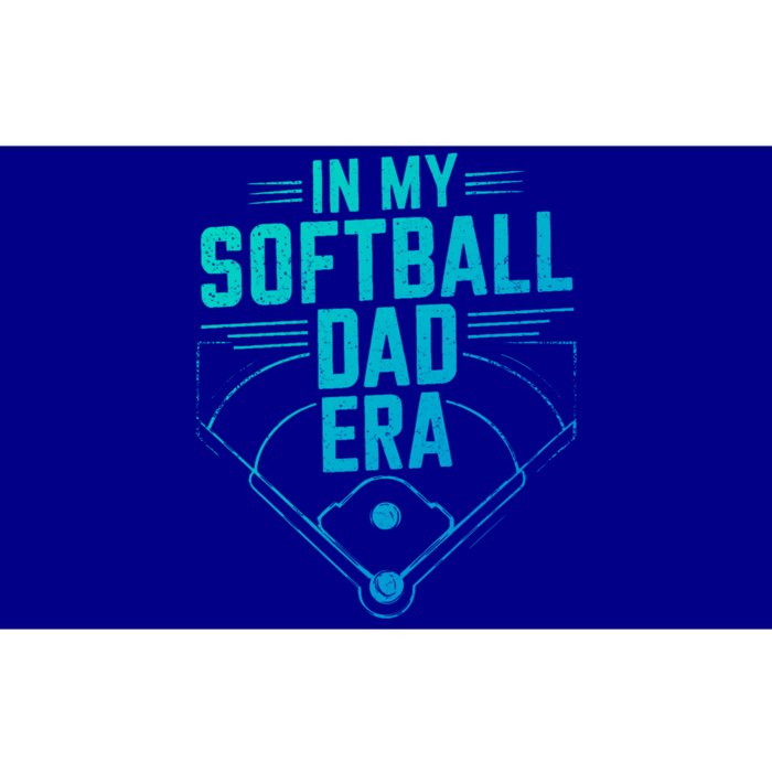 In My Softball Dad Era Softball Team Dad Softball Dads Gift Bumper Sticker