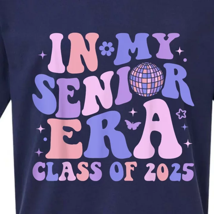 In My Senior Era Class Of 2025 Senior 2025 Sueded Cloud Jersey T-Shirt