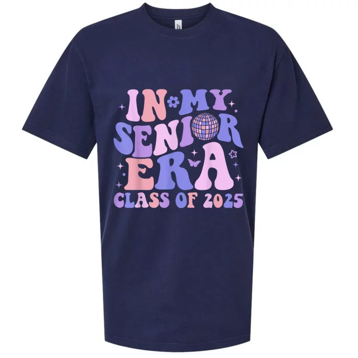 In My Senior Era Class Of 2025 Senior 2025 Sueded Cloud Jersey T-Shirt