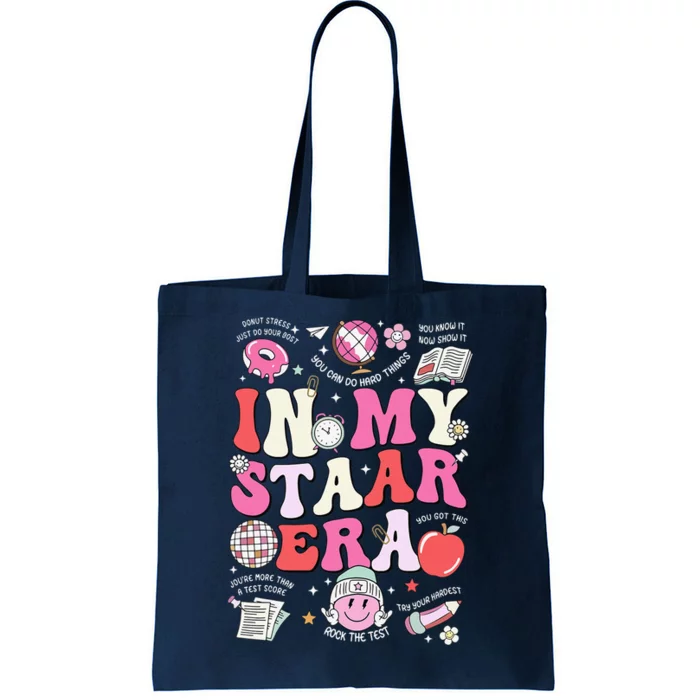 In My Staar Era Motivational Testing Test Day Funny Teacher Tote Bag