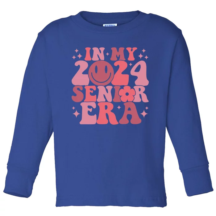 In My Senior Era Class Of 2024 Senior 24 Graduate Graduation Gift Toddler Long Sleeve Shirt