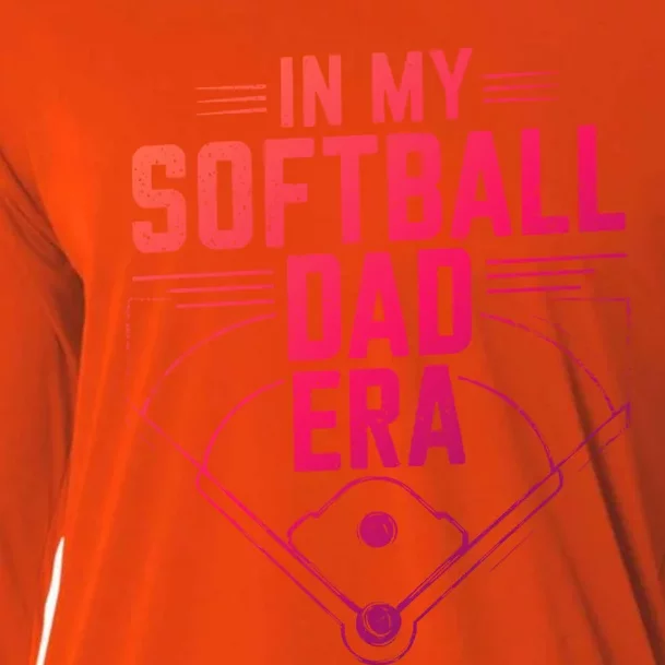 In My Softball Dad Era Softball Team Dad Softball Dads Gift Cooling Performance Long Sleeve Crew