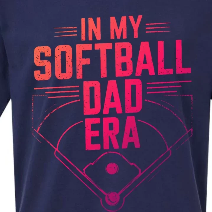 In My Softball Dad Era Softball Team Dad Softball Dads Gift Sueded Cloud Jersey T-Shirt