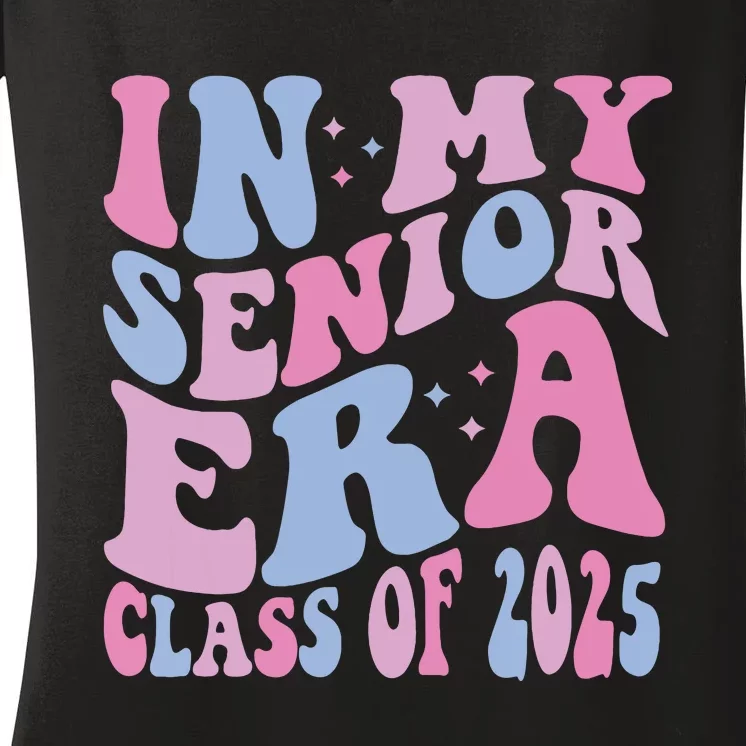 In My Senior Era Class Of 2025 Senior 2025 Women's V-Neck T-Shirt