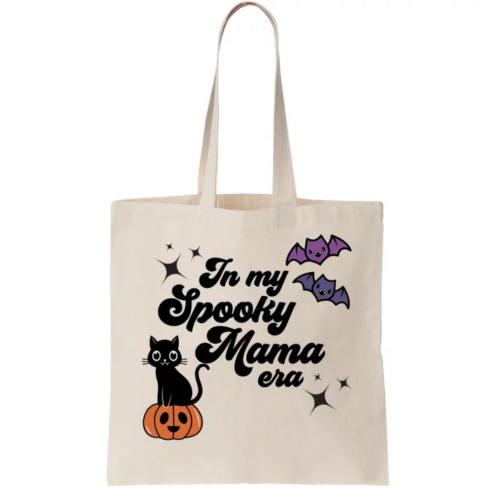 In My Spooky Mama Era Funny Pregnancy Mom Halloween Meaningful Gift Tote Bag